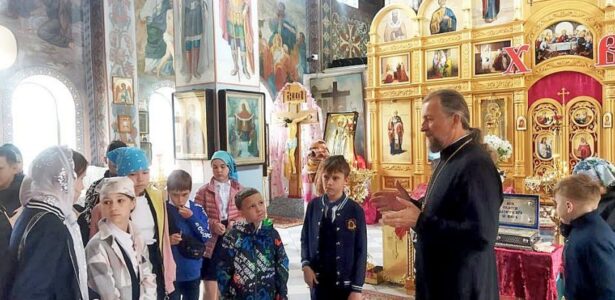 Последний урок ОПК для учеников Приморско-Ахтарской школы № 22 прошёл в храме