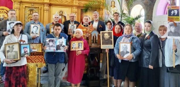 День Победы в Приморско-Ахтарском храме Воскресения Словущего