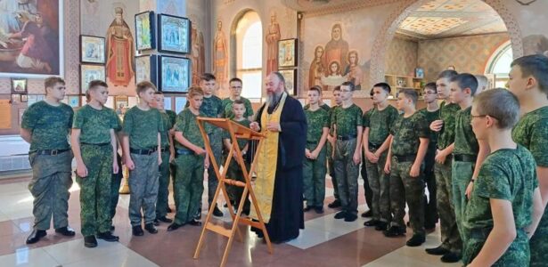 Воспитанники Бриньковского казачьего кадетского корпуса почтили память святого Александра Невского